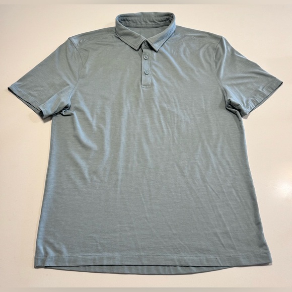 lululemon athletica Other - Lululemon Polo Shirt Mens Size Large Blue Polo Golf Performance
